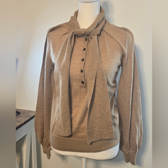 Anthropologie Moulinette Soeurs Rhineback Sweater Women's Size XXS - Picture 2 of 12